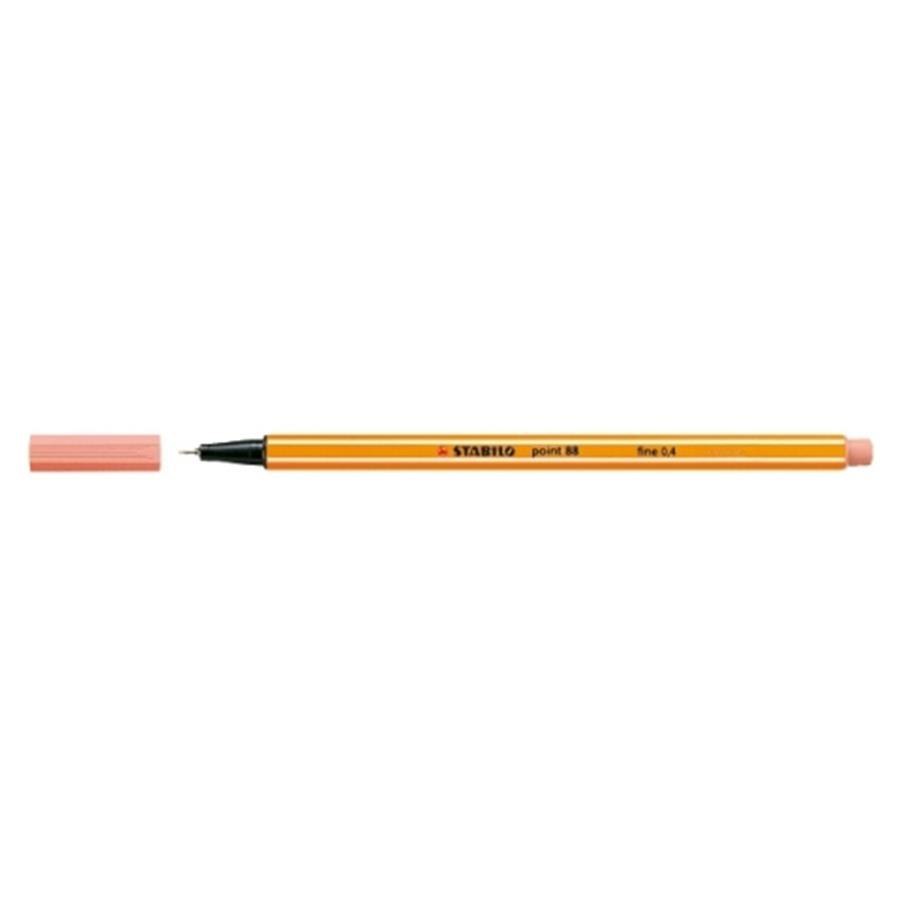 FINE PEN POINT 88 PEACH BOX OF 10 STABILO 88/26 STABILO